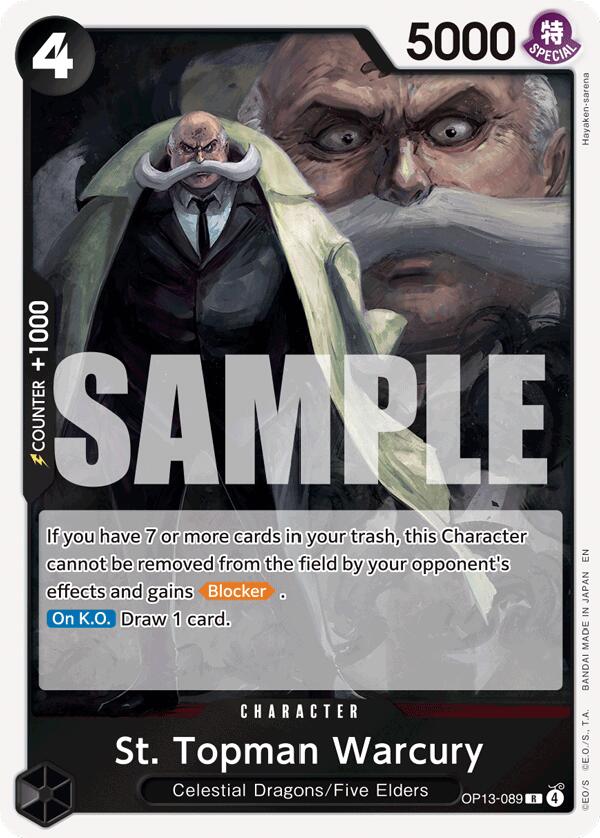 St. Topman Warcury [Carrying On His Will] | Good Games Cannington