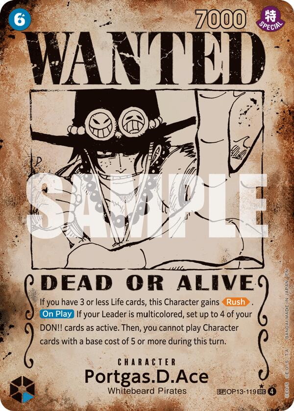 Portgas.D.Ace (Wanted Poster) [Carrying On His Will] | Good Games Cannington