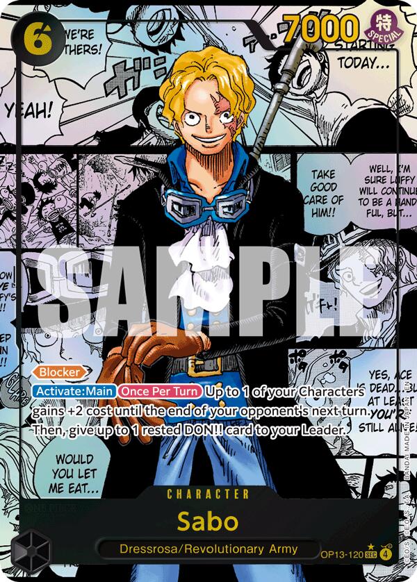Sabo (Super Alternate Art) [Carrying On His Will] | Good Games Cannington