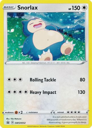 Snorlax (SWSH032) [Sword & Shield: Black Star Promos] | Good Games Cannington