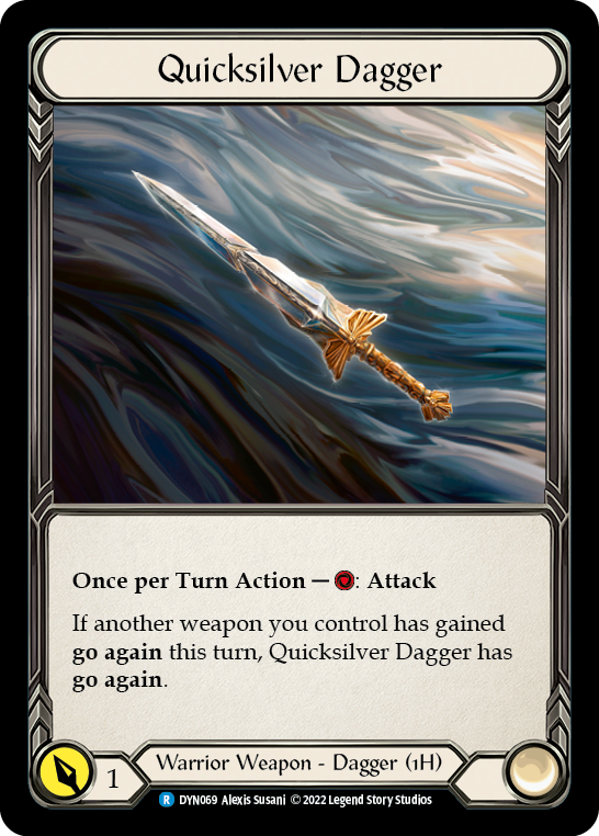Quicksilver Dagger [DYN069] (Dynasty) | Good Games Cannington