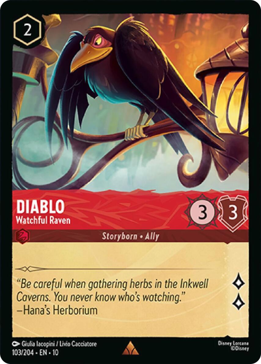 Diablo - Watchful Raven (103/204) [Whispers in the Well] | Good Games Cannington
