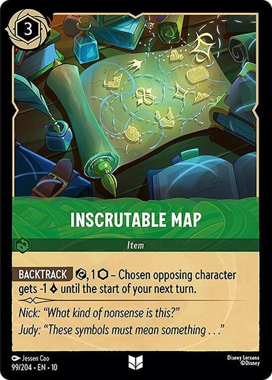 Inscrutable Map (99/204) [Whispers in the Well] | Good Games Cannington