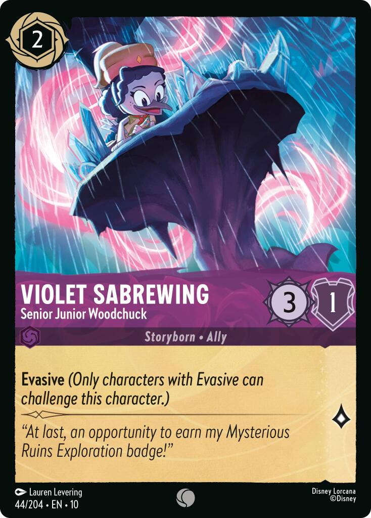 Violet Sabrewing - Senior Junior Woodchuck (44/204) [Whispers in the Well] | Good Games Cannington