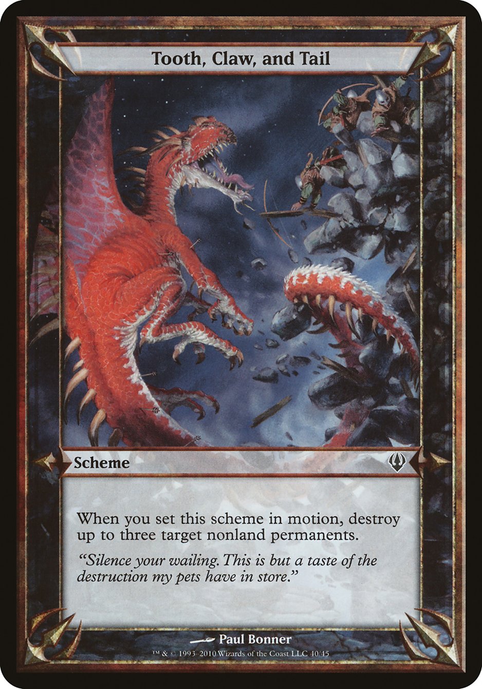 Tooth, Claw, and Tail (Schemes) [Archenemy Schemes] | Good Games Cannington