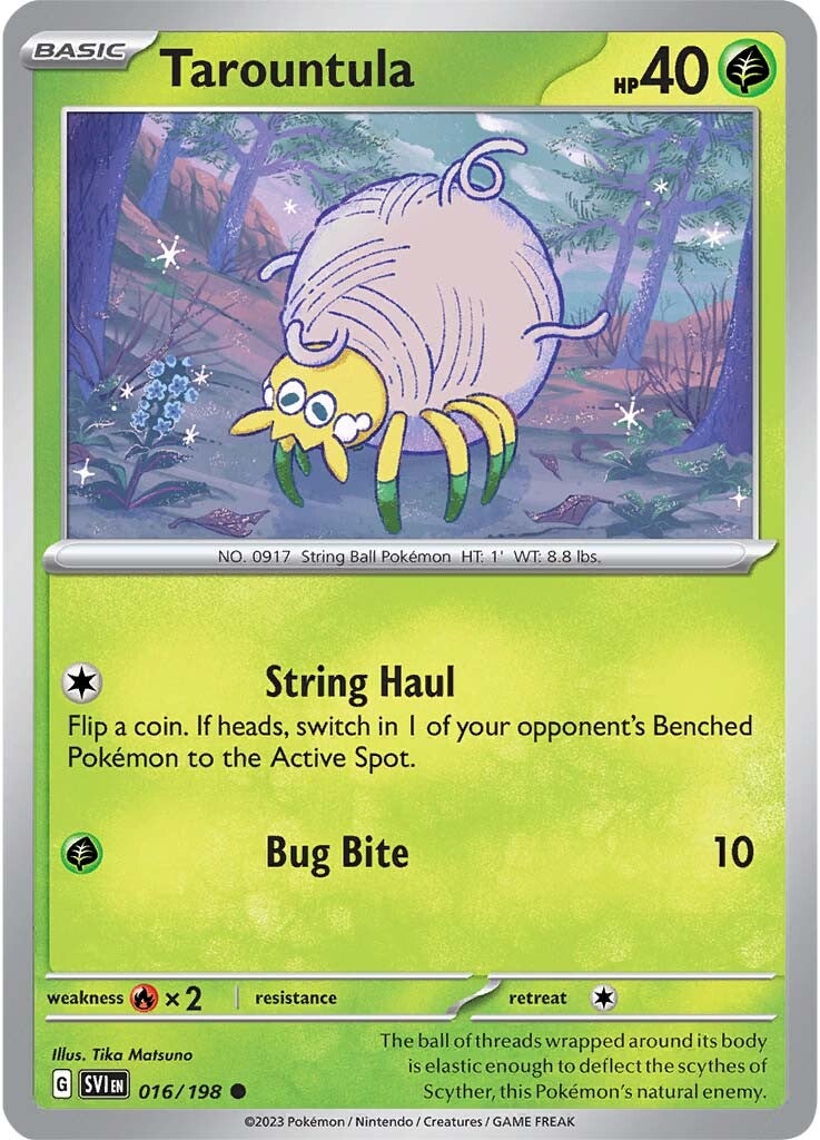 Tarountula (016/198) [Scarlet & Violet: Base Set] | Good Games Cannington