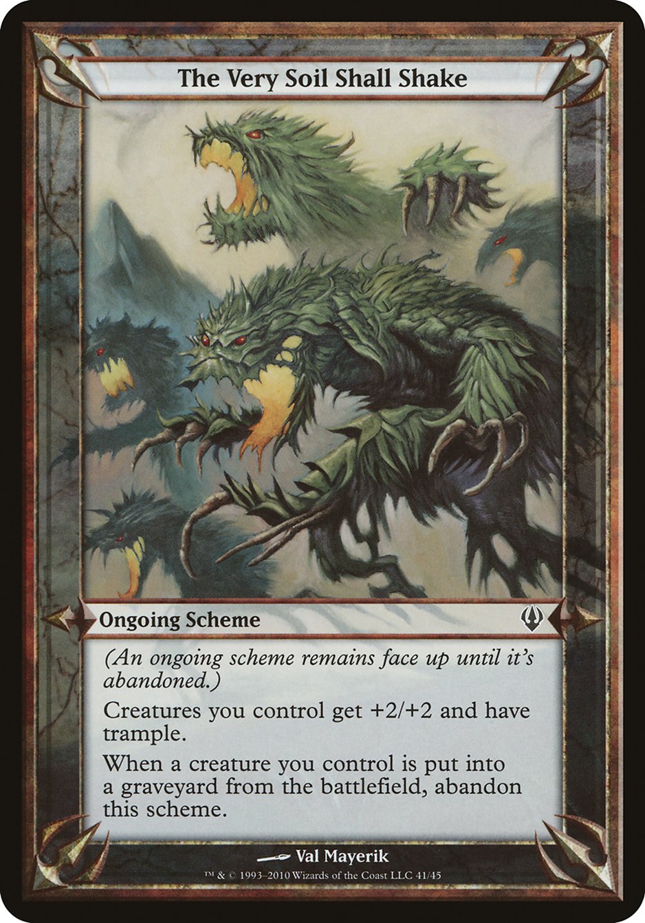 The Very Soil Shall Shake (Schemes) [Archenemy Schemes] | Good Games Cannington