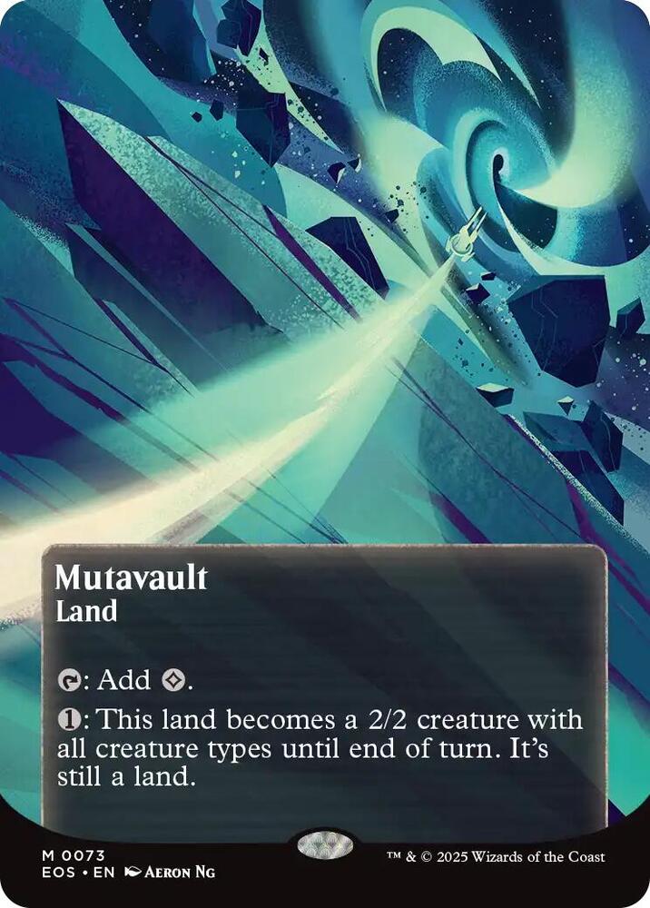 Mutavault 0073 Borderless 73 (Edge of Eternities: Stellar Sights)  | Good Games Cannington