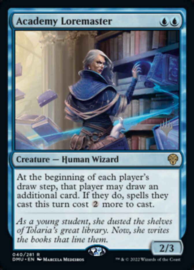 Academy Loremaster (Promo Pack) [Dominaria United Promos] | Good Games Cannington