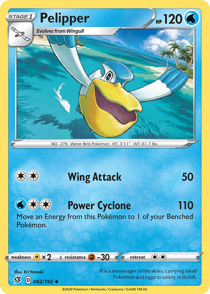 Pelipper (042/192) [Sword & Shield: Rebel Clash] | Good Games Cannington