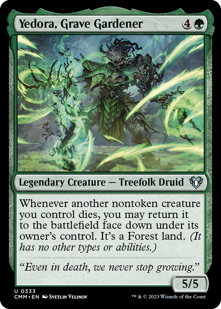 Yedora, Grave Gardener [Commander Masters] | Good Games Cannington