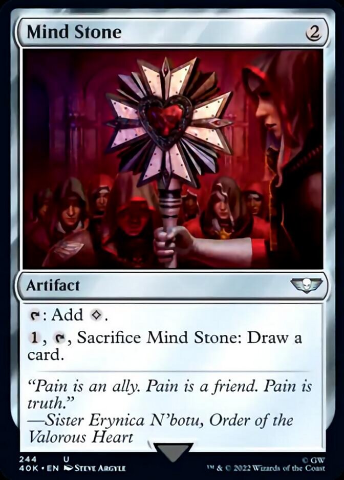 Mind Stone (244) (Surge Foil) [Warhammer 40,000] | Good Games Cannington