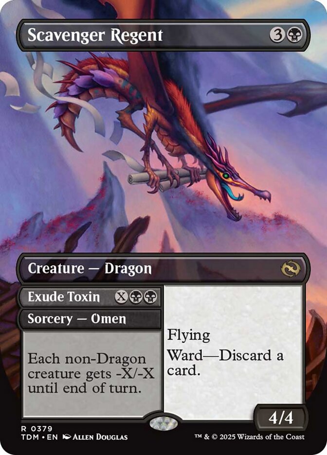 Scavenger Regent (Borderless) [Tarkir: Dragonstorm] | Good Games Cannington