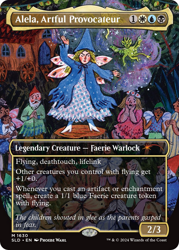 Alela, Artful Provocateur (1630) (Rainbow Foil) [Secret Lair Drop Series] | Good Games Cannington