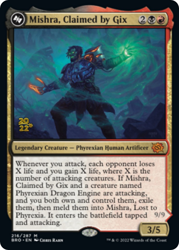Mishra, Claimed by Gix [The Brothers' War Prerelease Promos] | Good Games Cannington