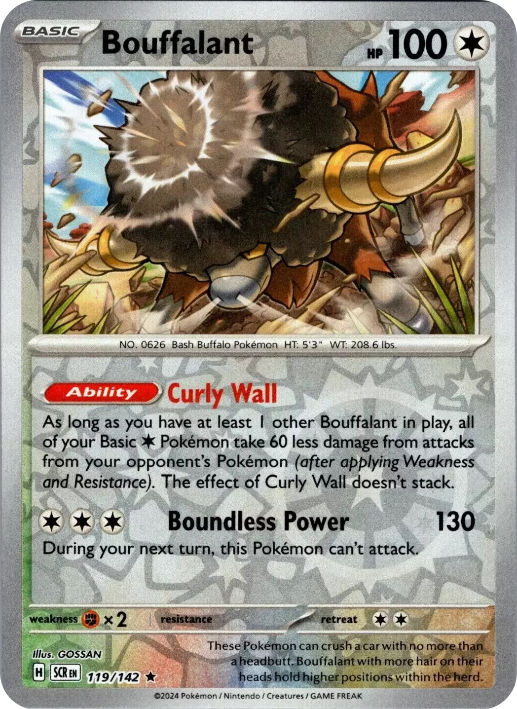 Bouffalant (119/142) [Scarlet & Violet: Stellar Crown] | Good Games Cannington