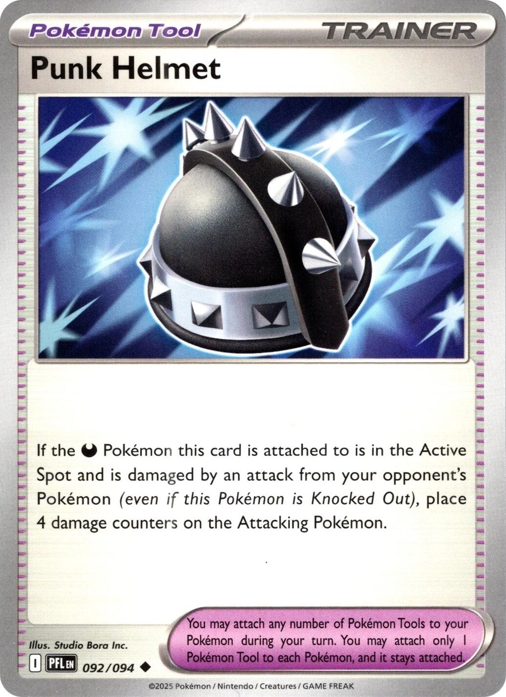 Punk Helmet (092/094) [Mega Evolution: Phantasmal Flames] | Good Games Cannington