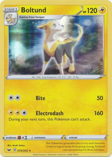 Boltund (076/202) (Cosmos Holo) [Sword & Shield: Base Set] | Good Games Cannington