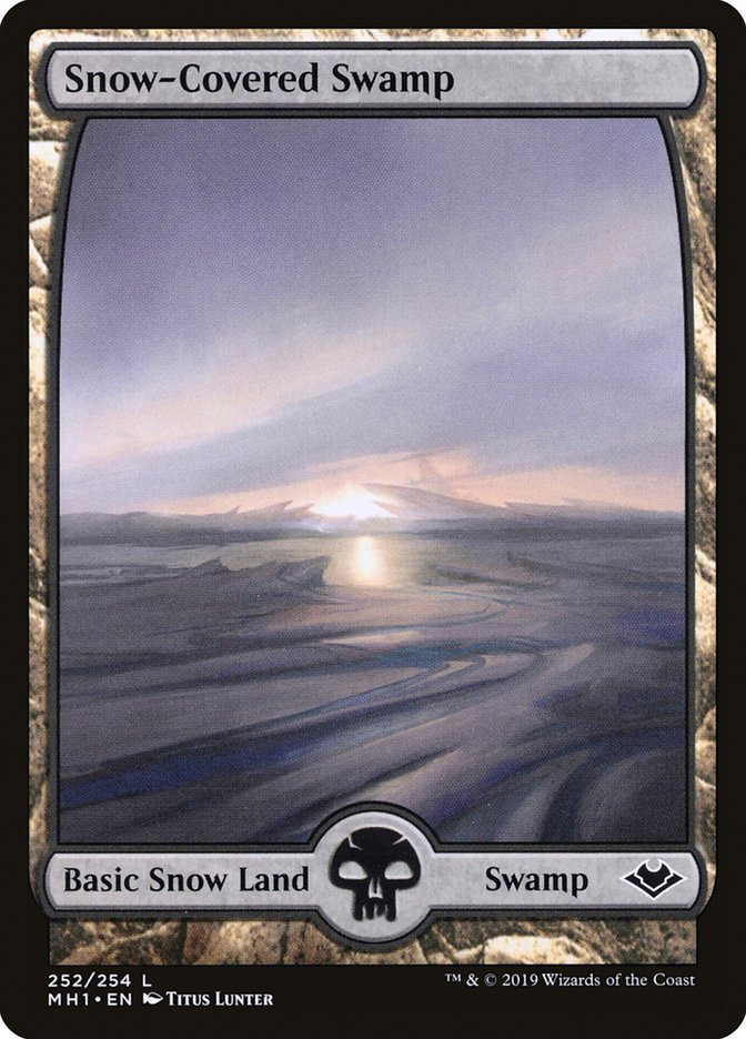 Snow-Covered Swamp [Modern Horizons] | Good Games Cannington