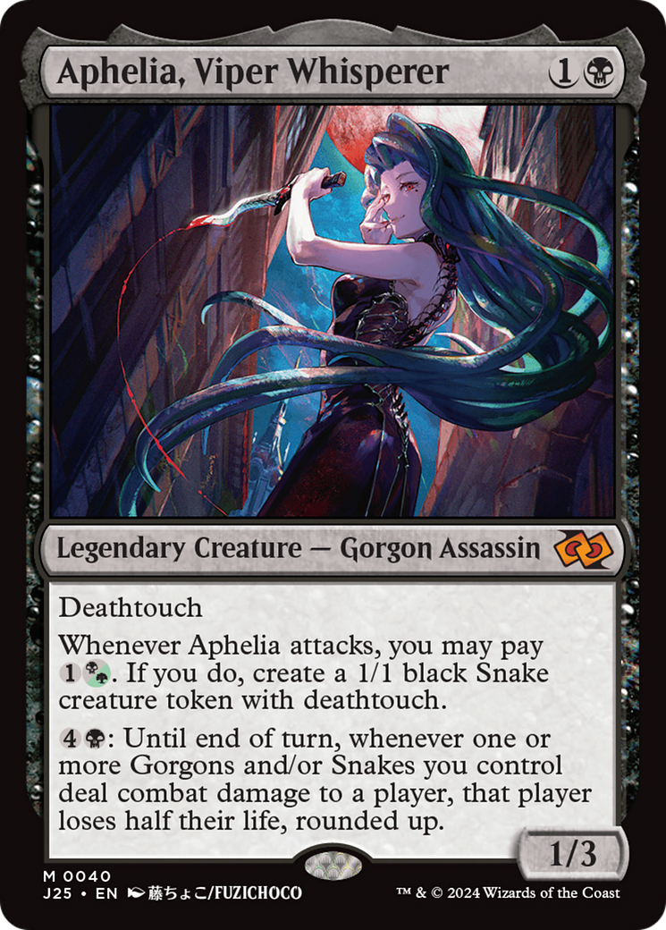 Aphelia, Viper Whisperer (Anime) [Foundations Jumpstart] | Good Games Cannington