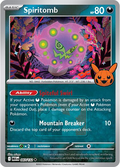 Spiritomb (087/132) (Pokeween 2025) [Miscellaneous Cards] | Good Games Cannington