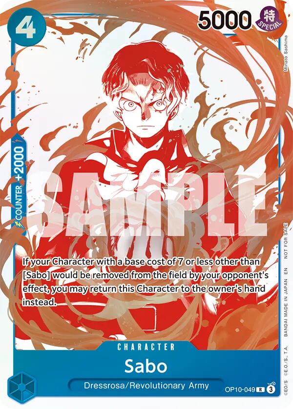 Sabo (OP10-049) (3rd Anniversary Treasure Campaign Pack) [One Piece Promotion Cards] | Good Games Cannington