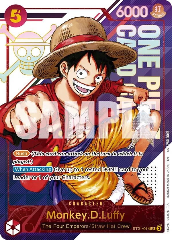 Monkey.D.Luffy (ST21-014) (3rd Anniversary Treasure Campaign Pack) [One Piece Promotion Cards] | Good Games Cannington