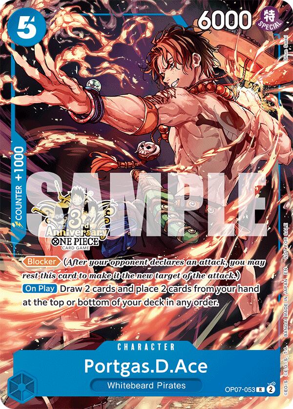 Portgas.D.Ace (OP07-053) (3rd Anniversary Tournament 3 Brothers Pack) [Carrying On His Will: 3rd Anniversary Tournament Cards] | Good Games Cannington