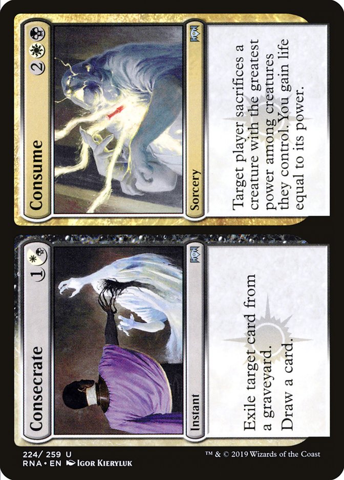 Consecrate // Consume 224/259 (Ravnica Allegiance)  | Good Games Cannington