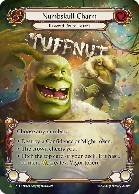 Numbskull Charm [FAB370] (Super Slam)  Cold Foil | Good Games Cannington