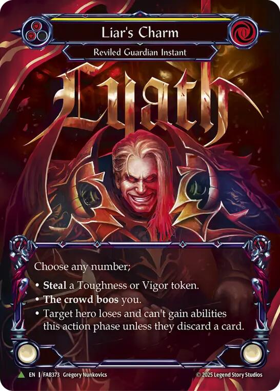 Liar's Charm [FAB373] (Promo)  Cold Foil | Good Games Cannington