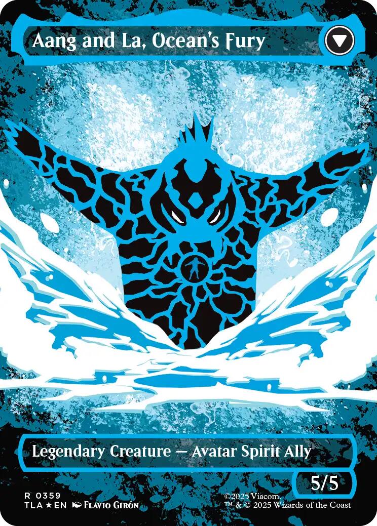 Aang, Swift Savior (Borderless) (Neon Ink Foil) [Avatar: The Last Airbender] | Good Games Cannington