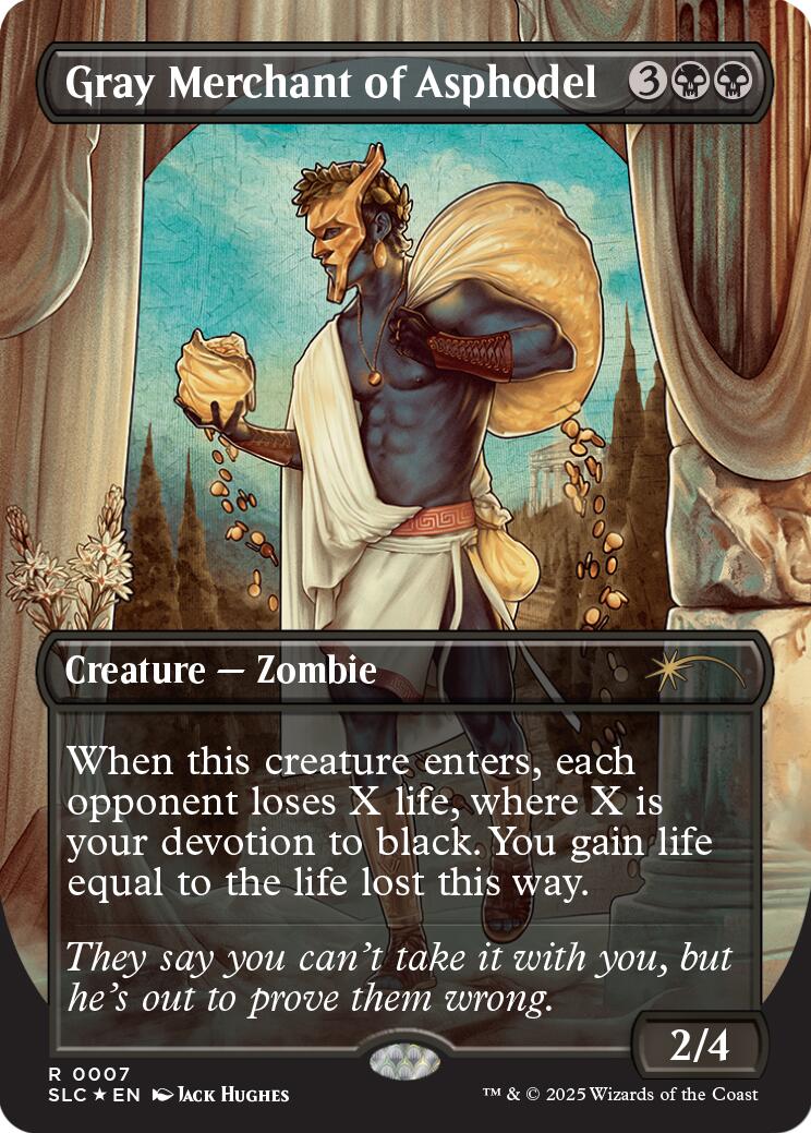 Gray Merchant of Asphodel (Halo Foil) [Secret Lair Countdown Kit] | Good Games Cannington