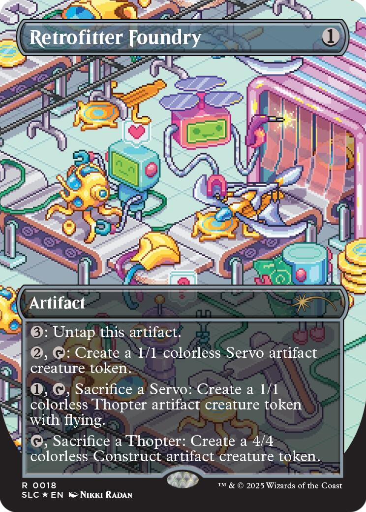 Retrofitter Foundry (Halo Foil) [Secret Lair Countdown Kit] | Good Games Cannington