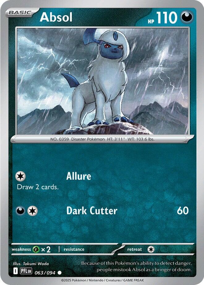 Absol (063/094) [Mega Evolution: Phantasmal Flames] | Good Games Cannington