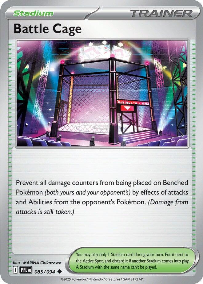 Battle Cage (085/094) [Mega Evolution: Phantasmal Flames] | Good Games Cannington
