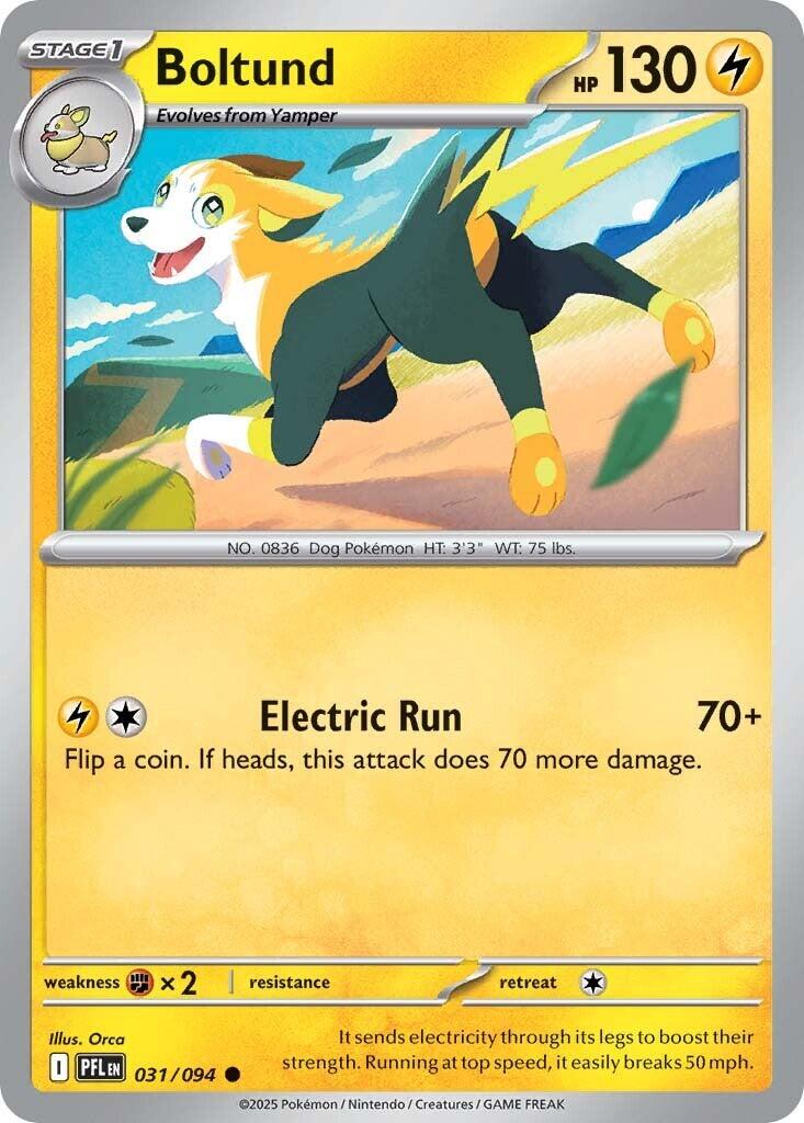 Boltund (031/094) [Mega Evolution: Phantasmal Flames] | Good Games Cannington