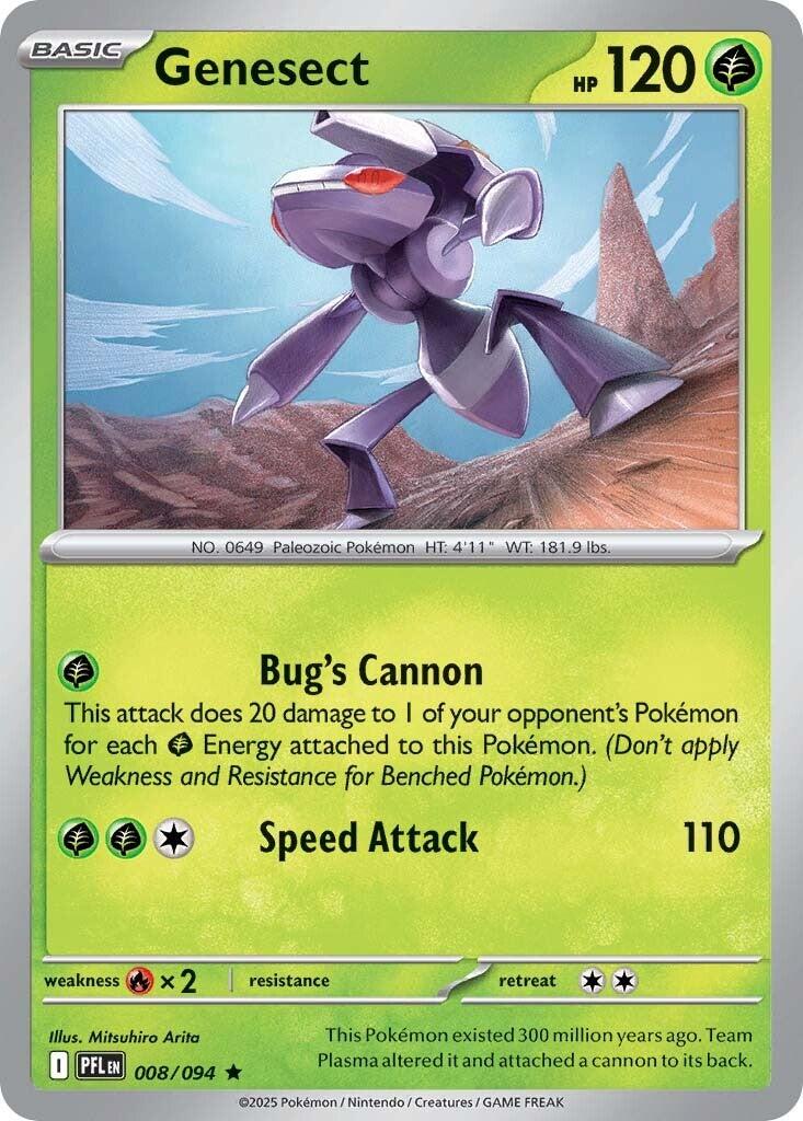 Genesect (008/094) [Mega Evolution: Phantasmal Flames] | Good Games Cannington
