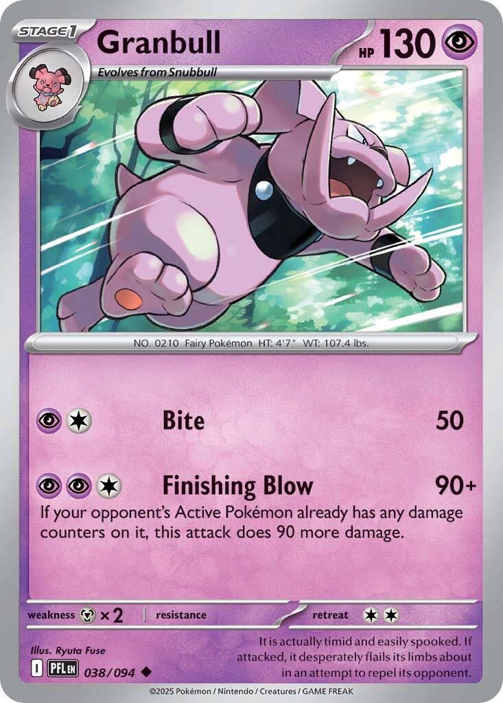 Granbull (038/094) [Mega Evolution: Phantasmal Flames] | Good Games Cannington
