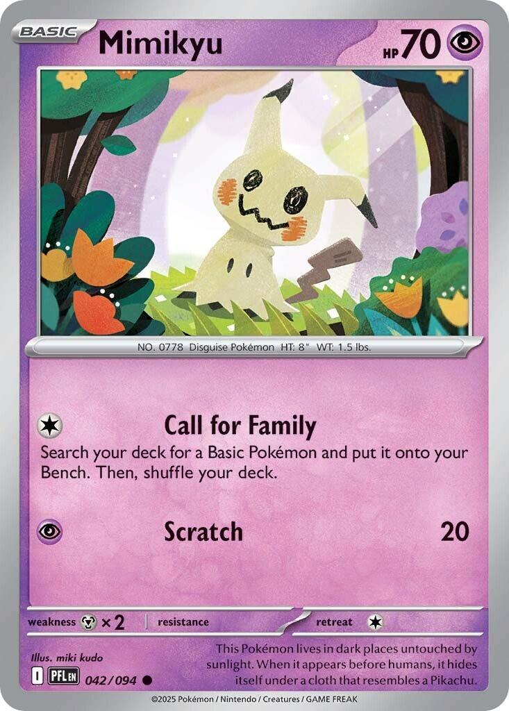 Mimikyu (042/094) [Mega Evolution: Phantasmal Flames] | Good Games Cannington