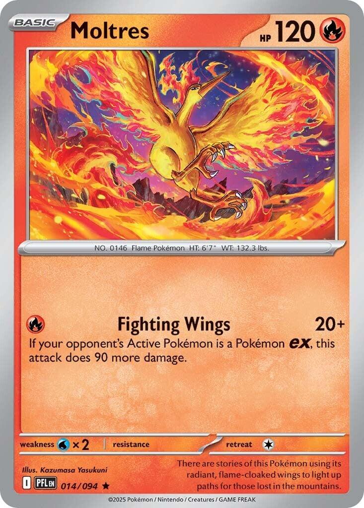 Moltres (014/094) [Mega Evolution: Phantasmal Flames] | Good Games Cannington