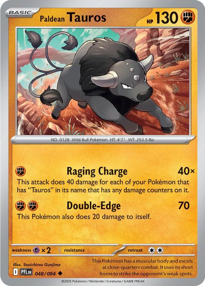 Paldean Tauros (048/094) [Mega Evolution: Phantasmal Flames] | Good Games Cannington