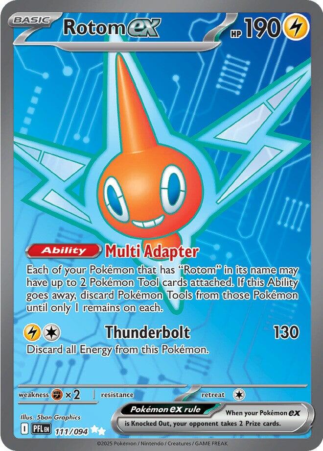 Rotom ex (111/094) [Mega Evolution: Phantasmal Flames] | Good Games Cannington