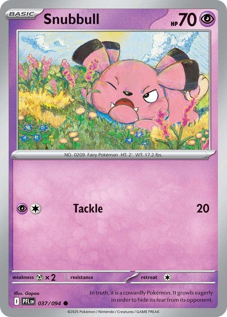Snubbull (037/094) [Mega Evolution: Phantasmal Flames] | Good Games Cannington