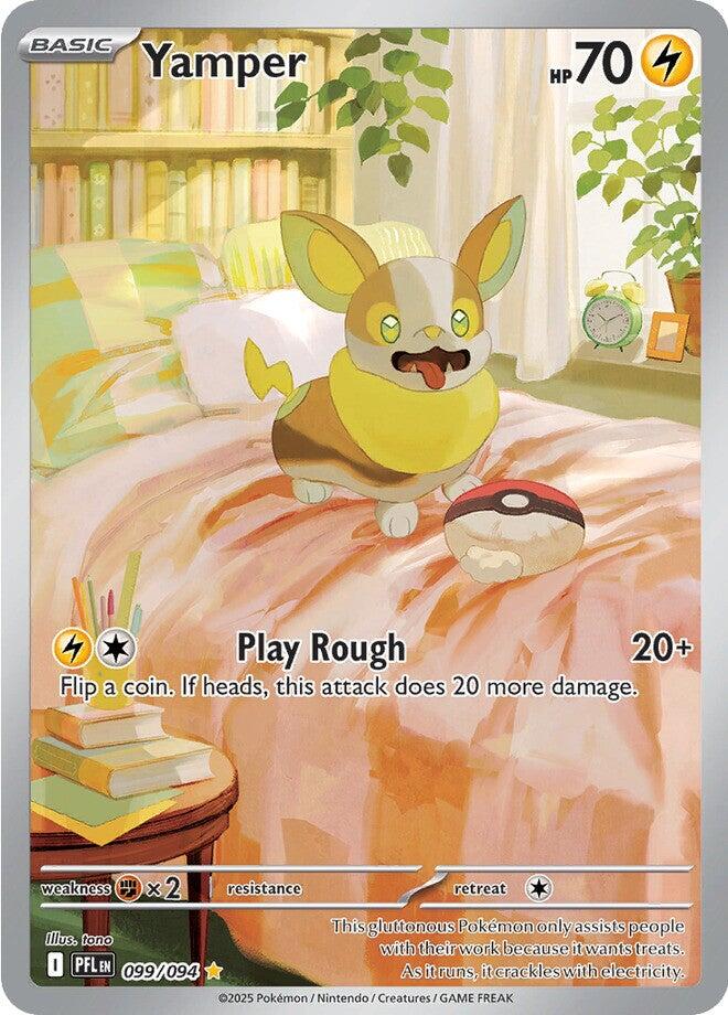 Yamper (099/094) [Mega Evolution: Phantasmal Flames] | Good Games Cannington
