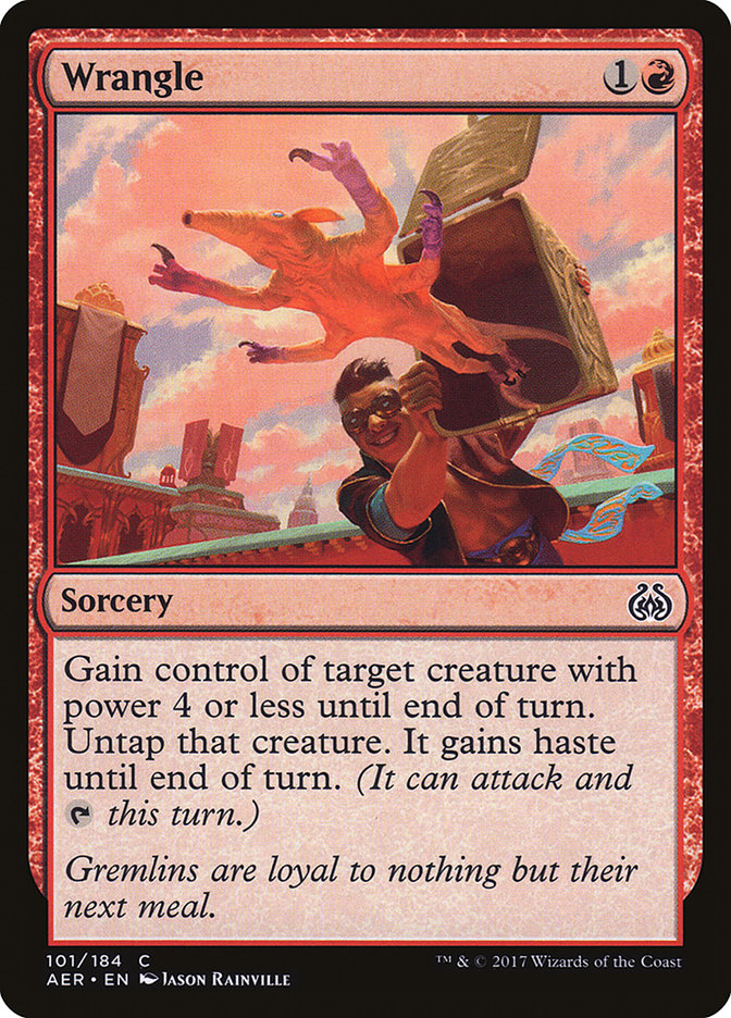 Wrangle (Intro Pack) [Aether Revolt Promos] | Good Games Cannington