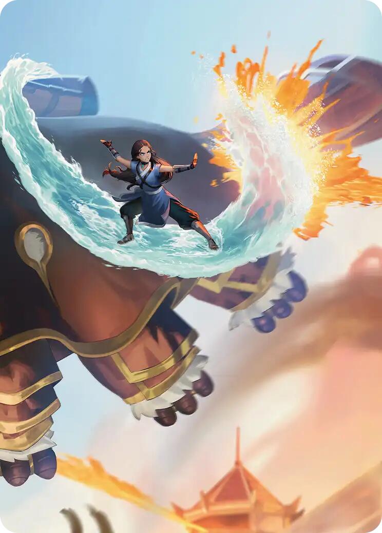 Katara's Reversal Art Card [Avatar: The Last Airbender Art Series] | Good Games Cannington