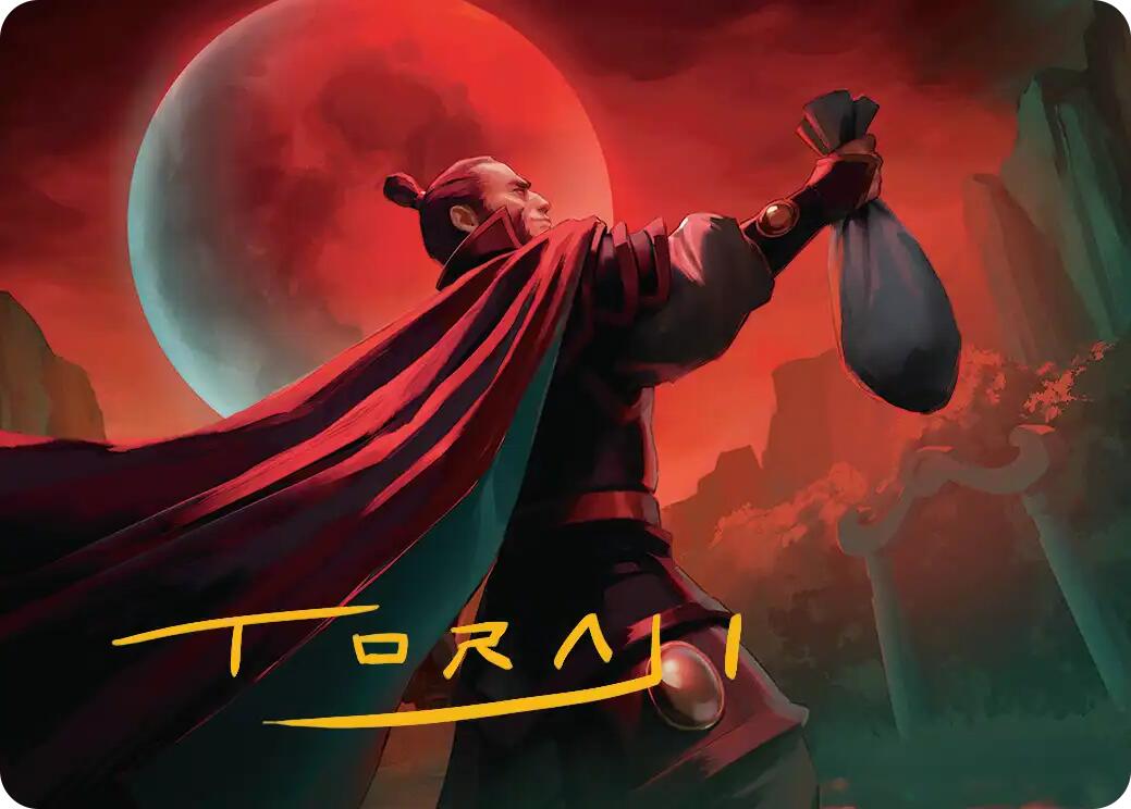 Zhao, the Moon Slayer Art Card (Gold-Stamped Signature) [Avatar: The Last Airbender Art Series] | Good Games Cannington