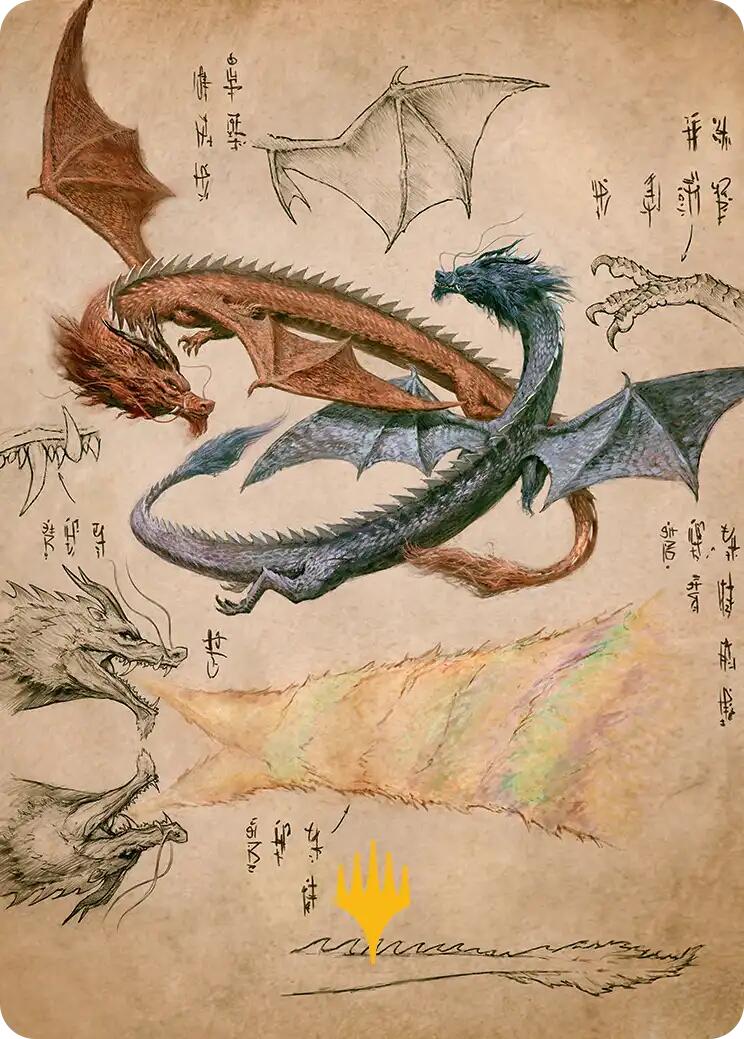 Ran and Shaw Art Card (Gold-Stamped Planeswalker Symbol) [Avatar: The Last Airbender Art Series] | Good Games Cannington