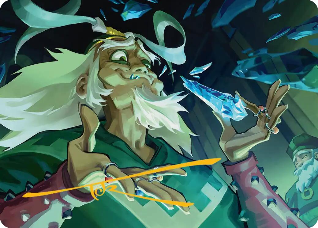 Bumi, King of Three Trials Art Card (Gold-Stamped Signature) [Avatar: The Last Airbender Art Series] | Good Games Cannington